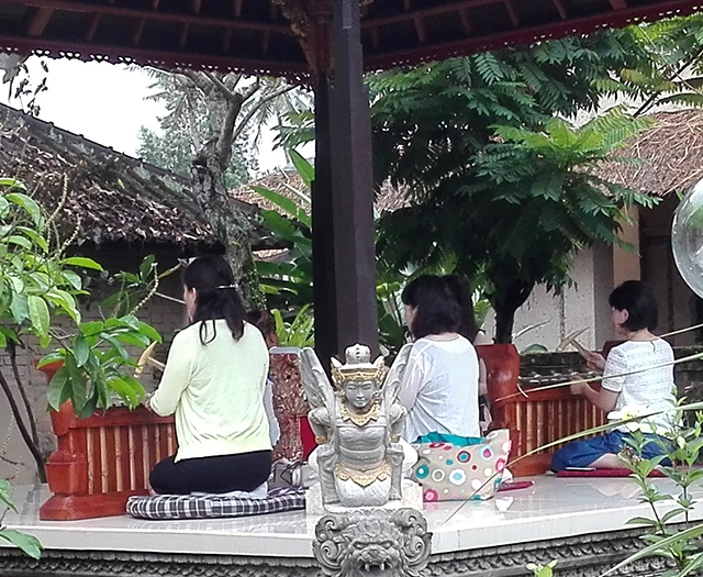 「Gamelan」ガムランの練習風景
